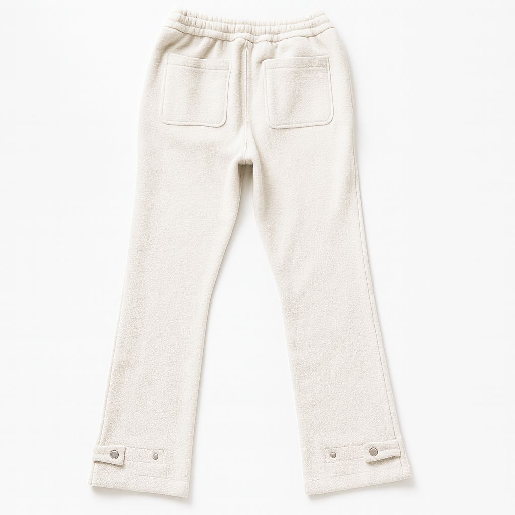 CABaN ウールコットンダブルフェイス イージーパンツ ホワイト 24ss S CABaN キャバン ウールコットンダブルフェイス イージーパンツ オフ