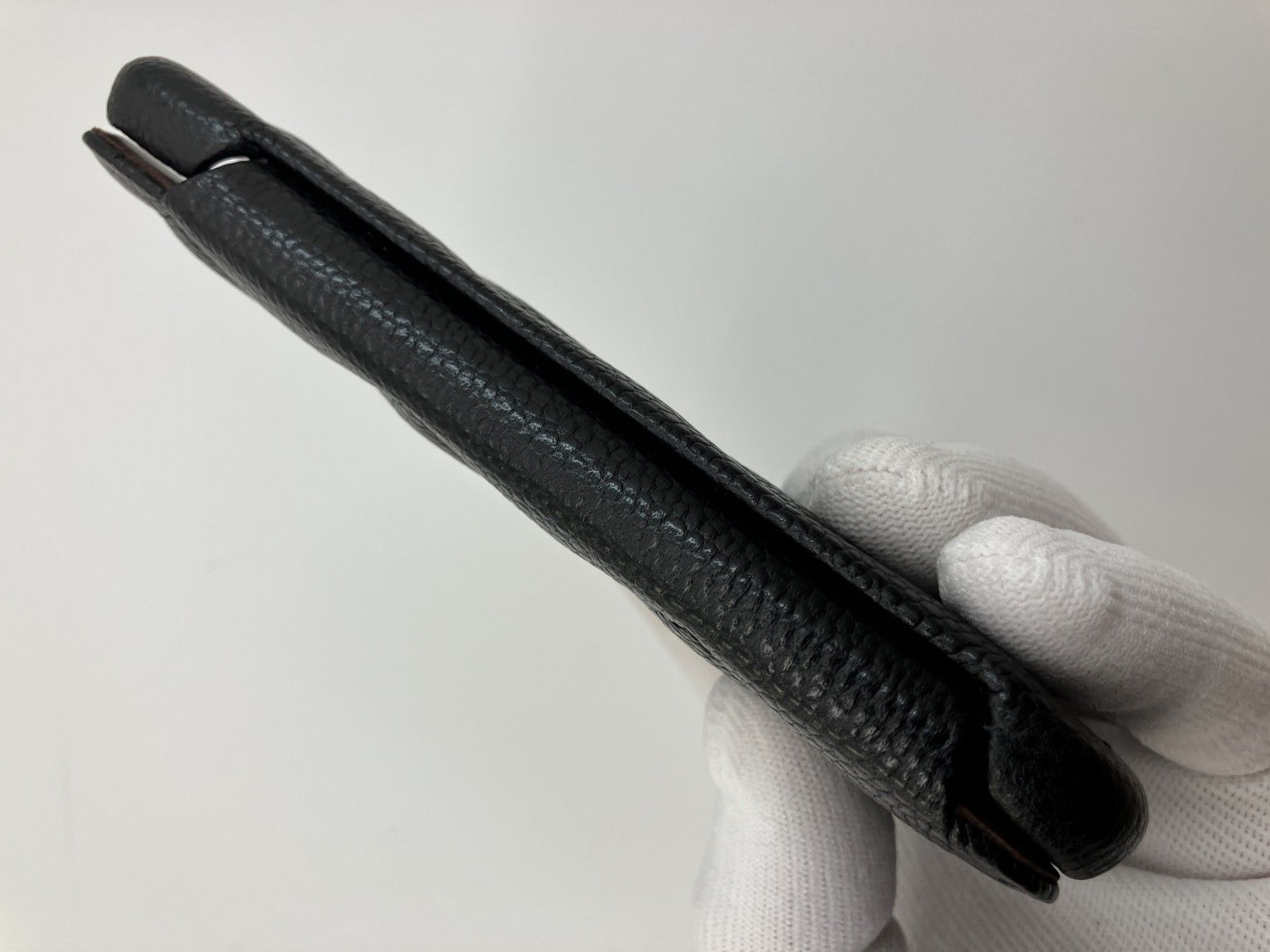 CHANEL シャネル キャビアスキン 手帳型 iPhoneケース ブラック iPhone