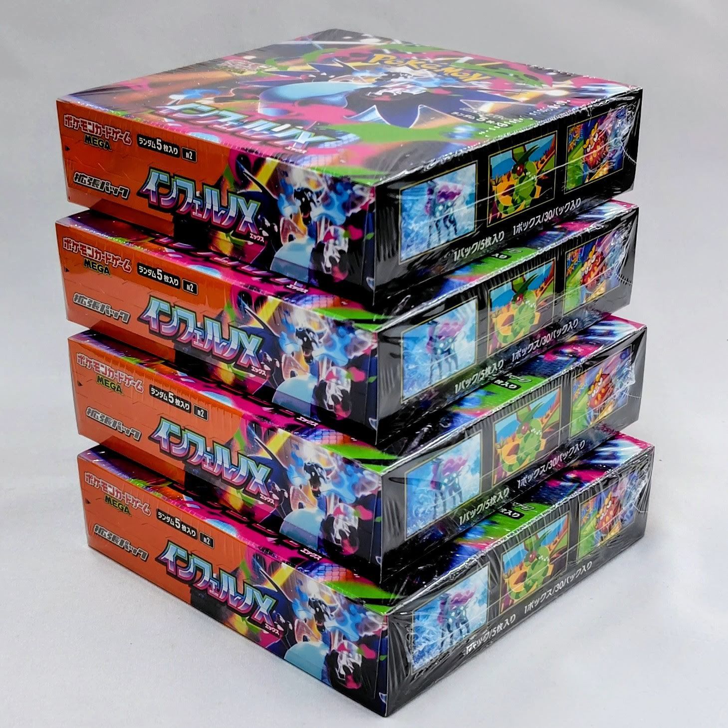 インフェルノX 4BOXセット ポケモンカードMEGAメガ 拡張パック