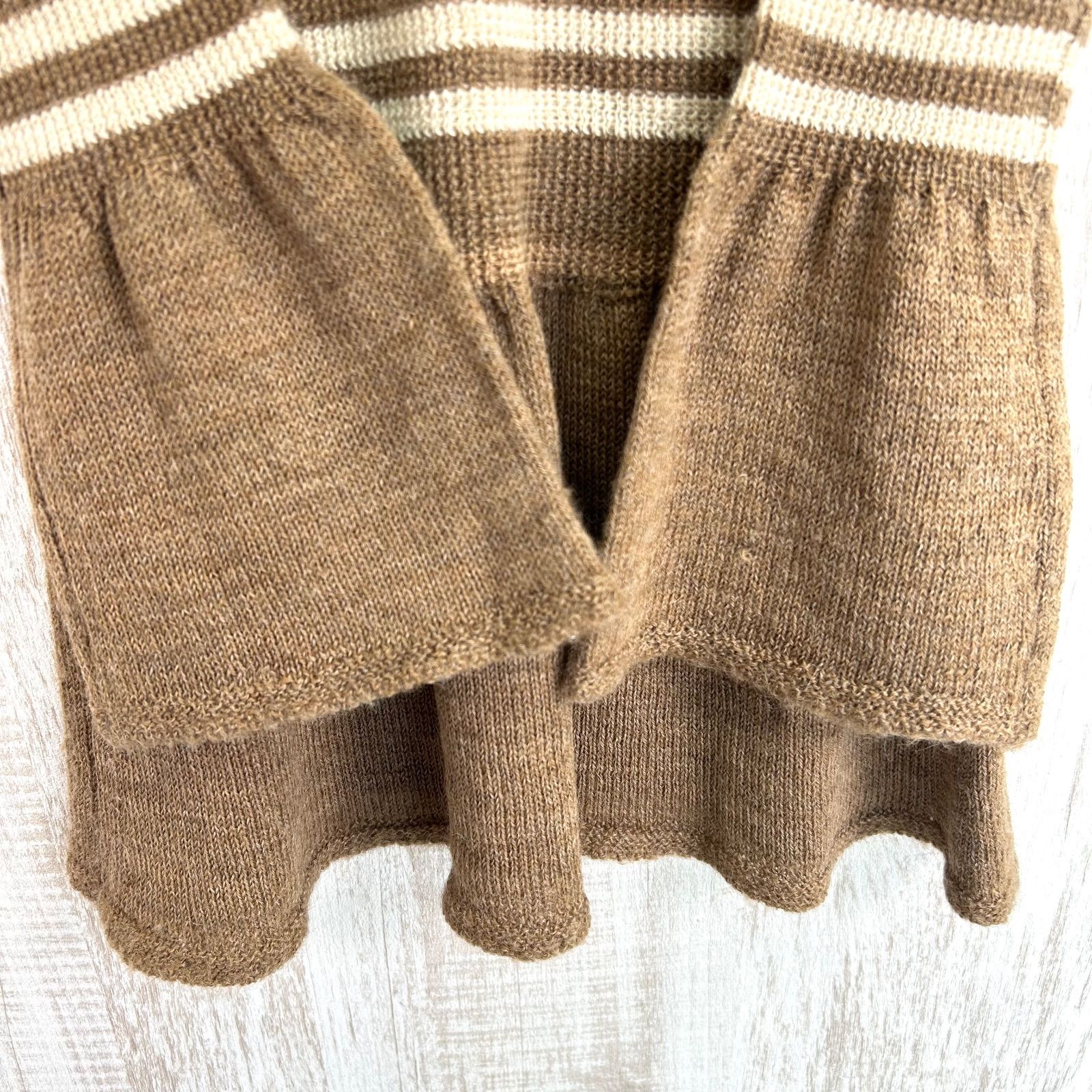 BURBERRY LONDON バーバリーロンドン ホースロゴ刺繡 ボーダー 総柄 V 