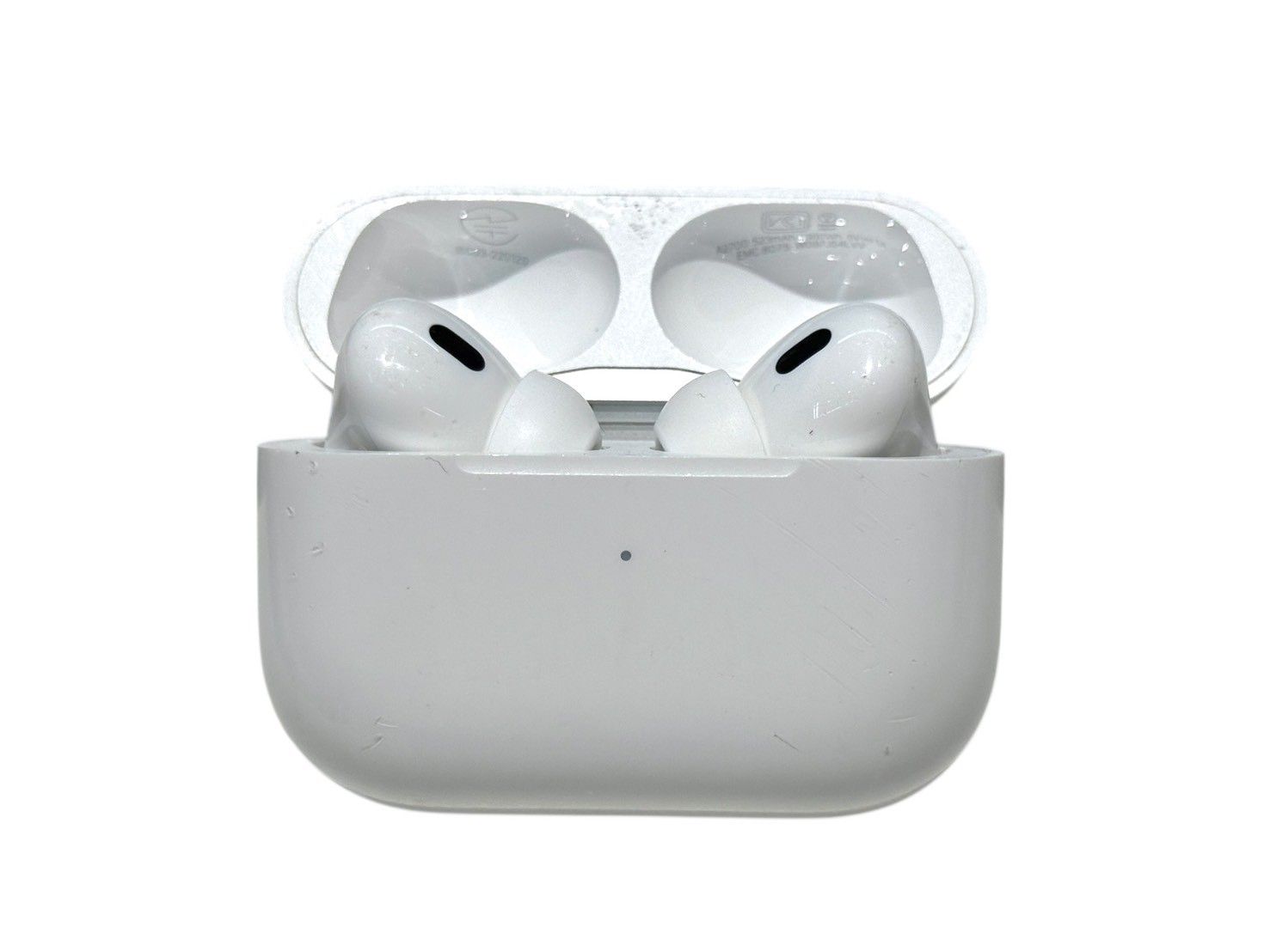 Apple アップル AirPods Pro 2 エアポッズプロ 第二世代 ワイヤレスイヤホン ノイズキャンセリング MQD 83 J A ホワイト 家電 065