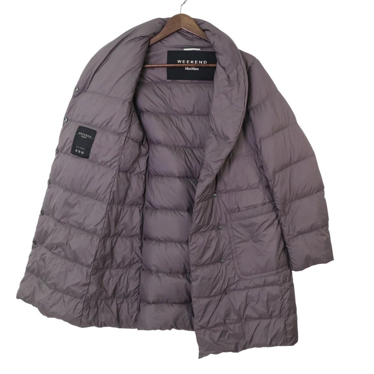 Weekend Max Mara マックスマーラ ダウンコート 美シルエット グレー