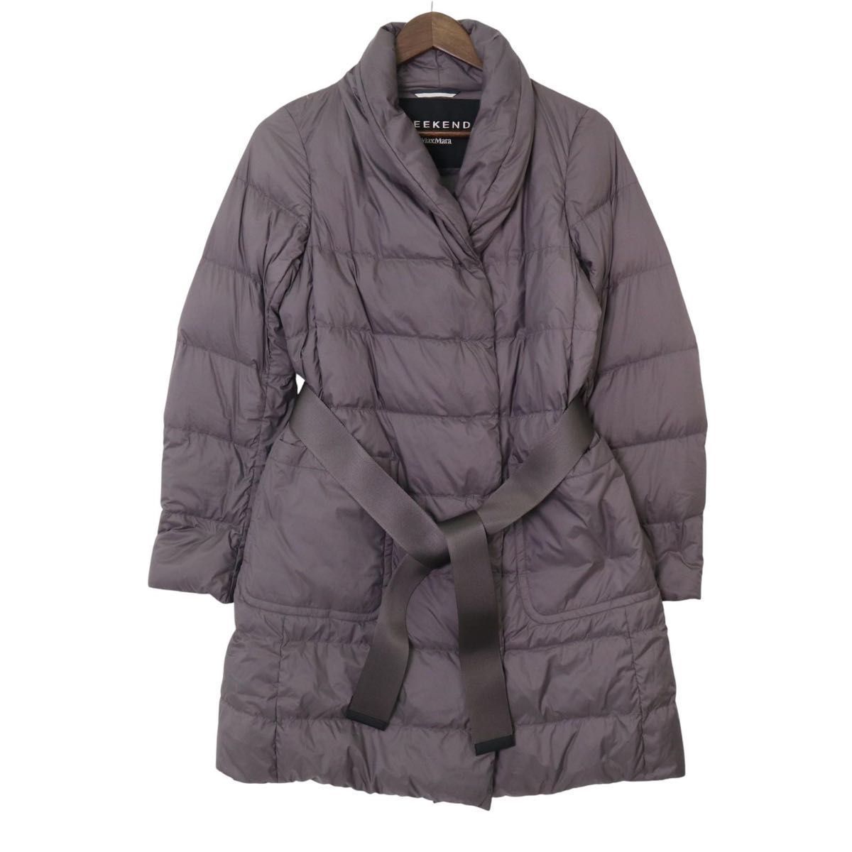Weekend Max Mara マックスマーラ ダウンコート 美シルエット グレー