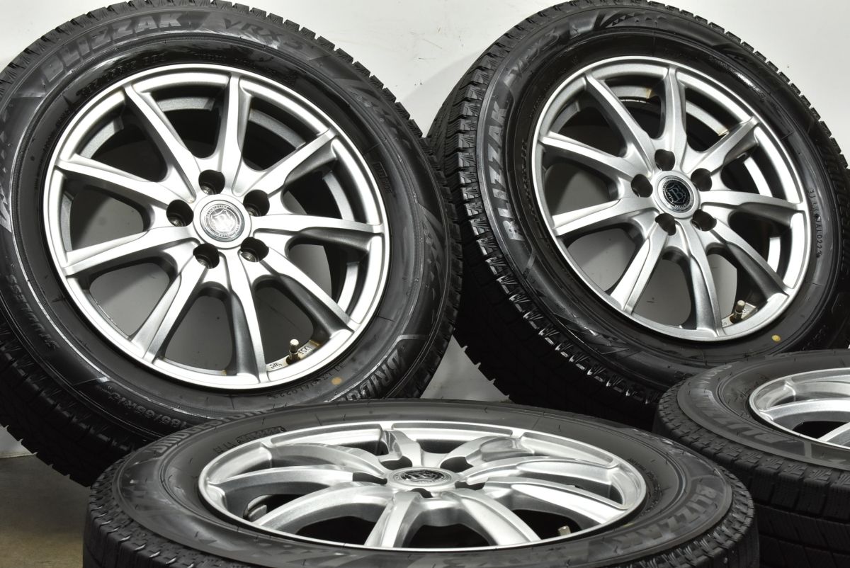 ブランドルライン 15 in 5 J 39 PCD 100 ブリヂストン ブリザック VRX 3 185 65 R シエンタ スタッドレス 交換用
