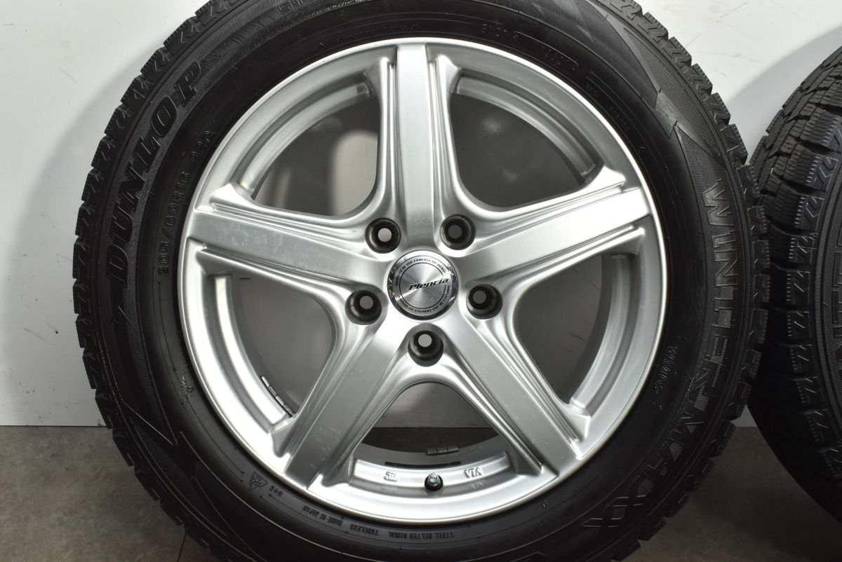  90 ノアヴォクシー等に Plencia 16 in 6 5 J 33 PCD 114 3 ダンロップ WM 02 205 60 R C 27 セレナ RP 7 8 ステップワゴン ランディ 16インチ タイヤ ホイールセット