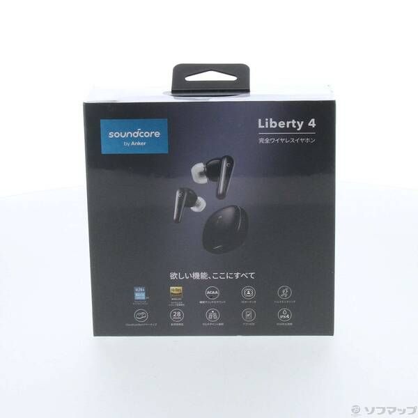 未使用品〕 未使用品 Soundcore Liberty 4 ミッドナイトブラック