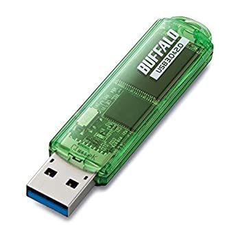 BUFFALO USB3.0対応 USBメモリ スタンダードモデル 32GB グリーン RUF3-C32GA-GR