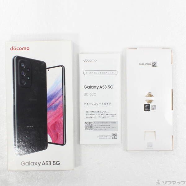 Galaxy A53 5G SC-53C docomo　オーサムブラック　中古品 ゲオ公式通販サイト/ゲオオンラインストア【中古】【安心保証】 Galaxy