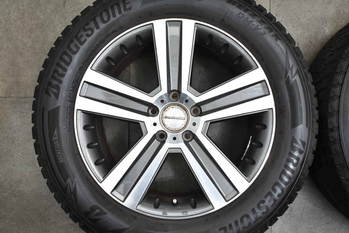 バリ溝 ユーロ 18 in 8 J 56 PCD 112 ブリヂストン ブリザックDM V 3 255 55 R メルセデスベンツ GLE Mクラス ML Rクラス