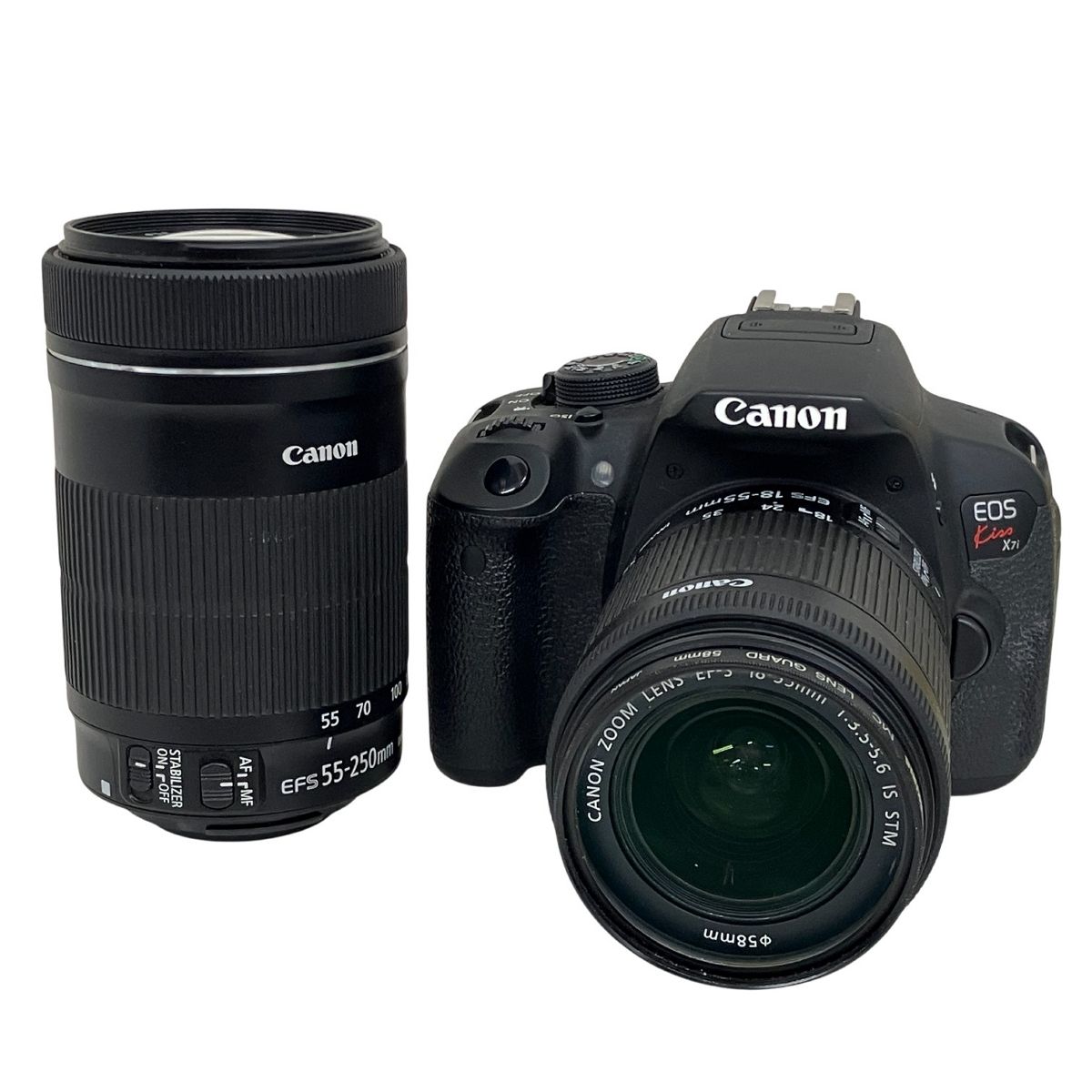 Canon EOS Kiss X7i EF-S 18-55mm F3.5-5.6 55-250mm F4-5.6 デジタル