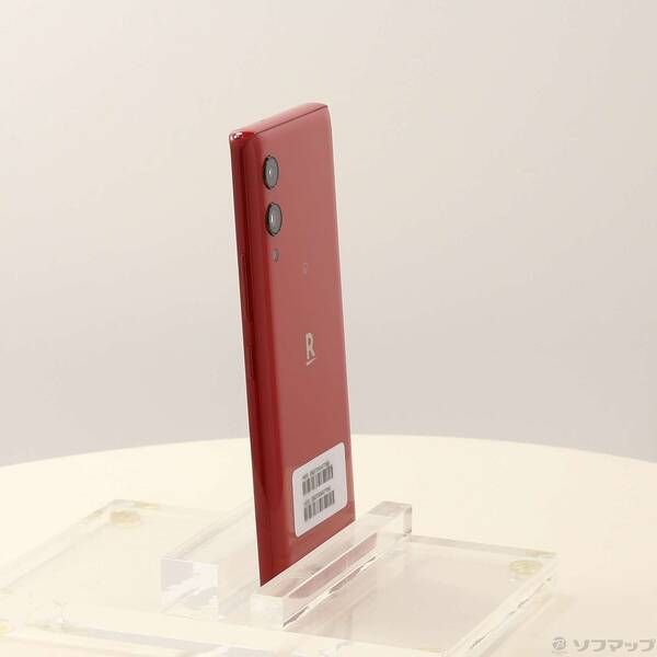 中古品〕 Rakuten Hand 5G 128GB クリムゾンレッド P780 楽天 SIM