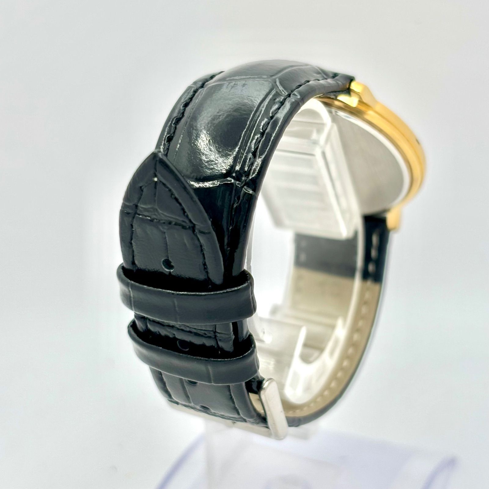 美品/新品電池】SEIKO セイコー メンズ 腕時計 ゴールド デイト 7N29