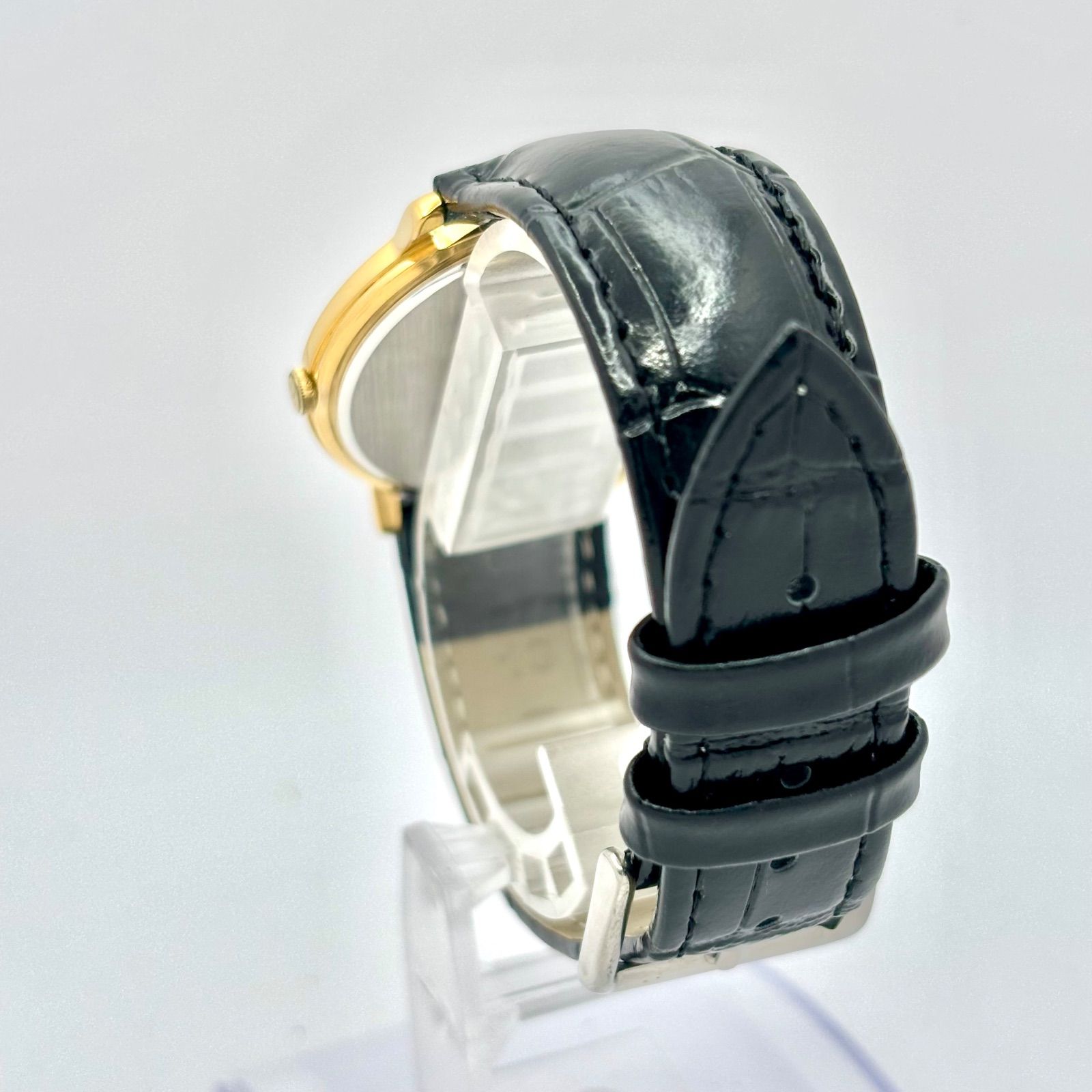 美品/新品電池】SEIKO セイコー メンズ 腕時計 ゴールド デイト 7N29