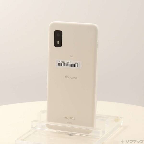 中古品〕 AQUOS wish2 64GB ホワイト SH-51C docomo SIMフリー【276