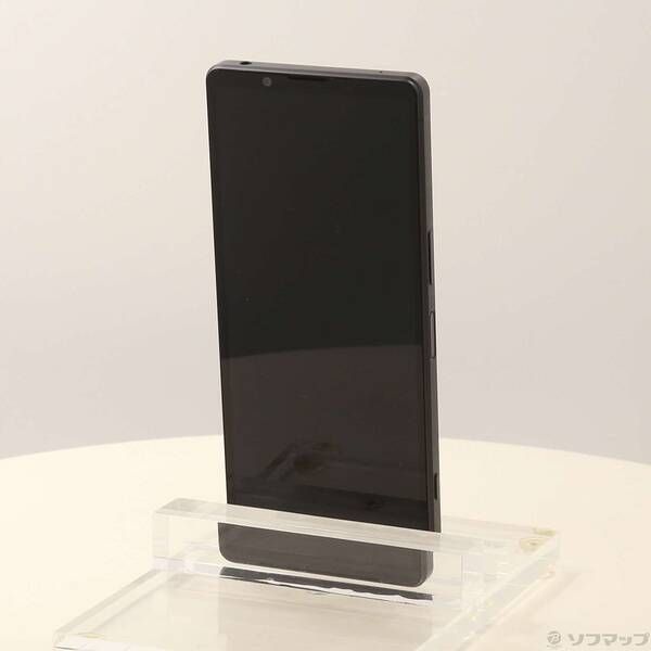 中古品〕 Xperia 5 V 128GB ブラック SO-53D docomo SIMフリー【258