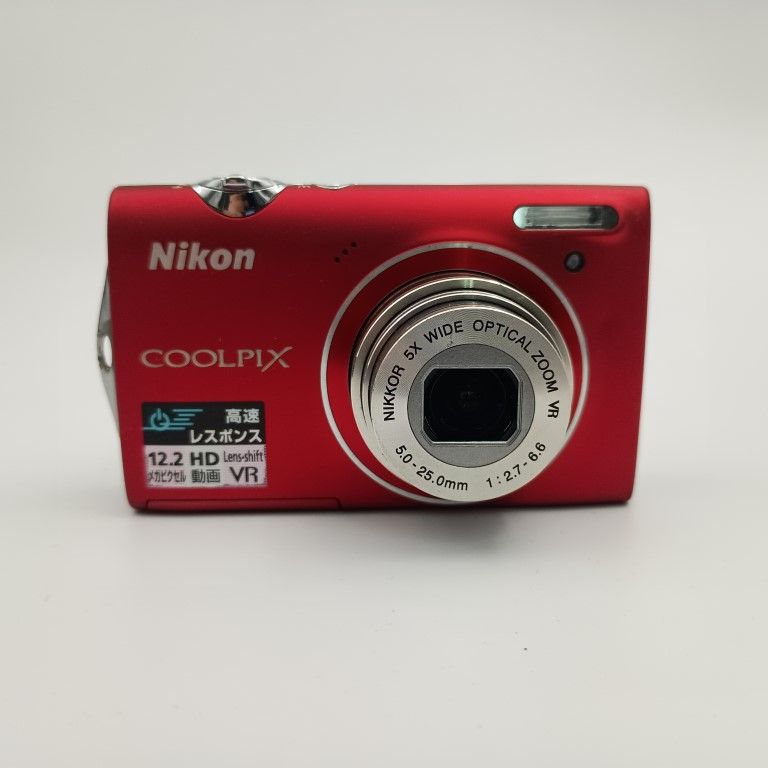 Nikon Coolpix S5100 赤 コンパクトデジタルカメラ 安い