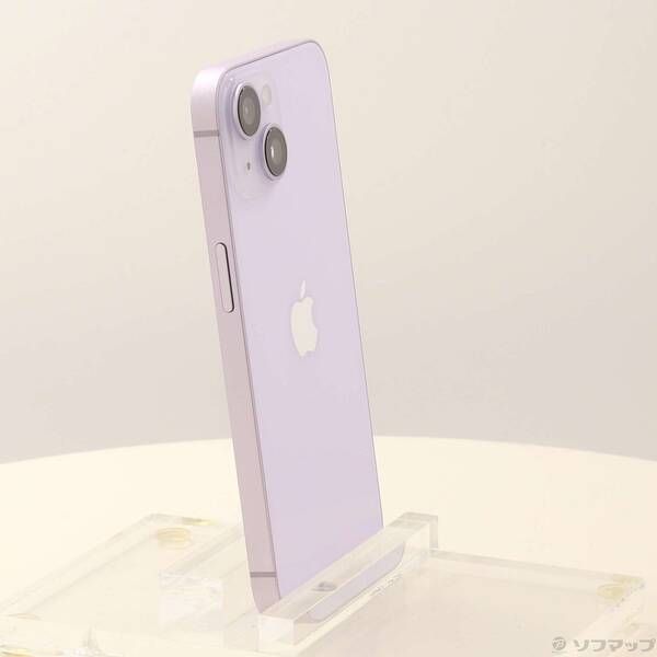 中古品〕 iPhone14 128GB パープル MPUY3J／A SIMフリー【251】