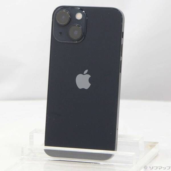 中古品〕 iPhone13 mini 128GB ミッドナイト MLJC3J／A SIMフリー【348