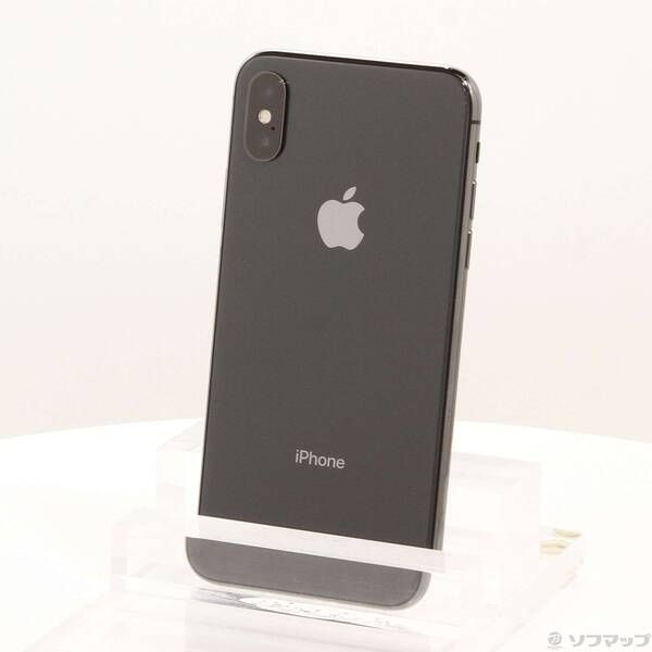 中古品〕 iPhoneX 256GB スペースグレイ MQC12J／A SIMフリー【348