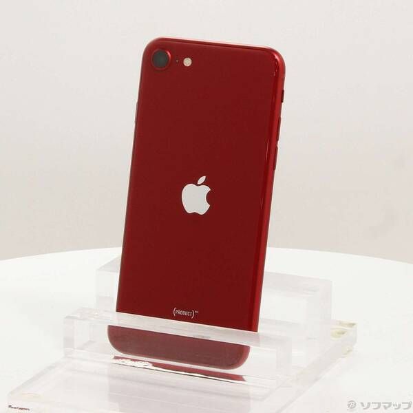 中古品〕 iPhone SE 第3世代 256GB プロダクトレッド MMYL3J／A SIM