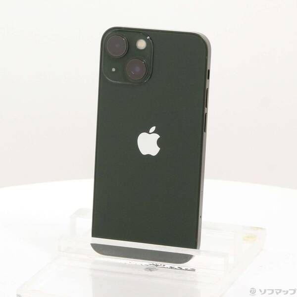 中古品〕 iPhone13 mini 128GB グリーン MNFC3J／A SIMフリー【262
