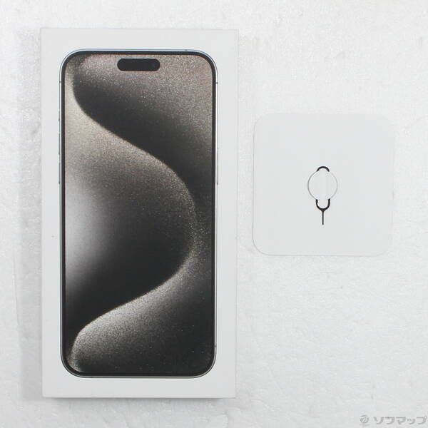 〔中古品〕 iPhone15 Pro Max 512GB ナチュラルチタニウム MU6W3J/A SIMフリー【198】 Pro Max iPhone15 S64286194737 promax ソフマップ