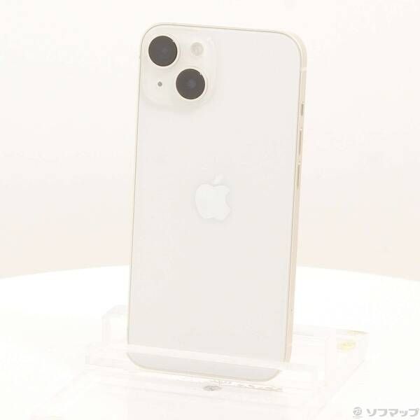 中古品〕 iPhone14 128GB スターライト MPUQ3J／A SIMフリー【297