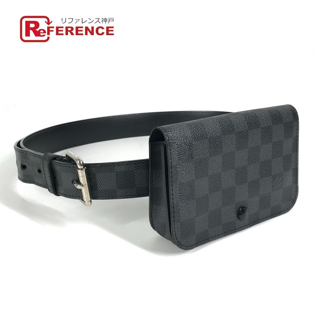 LOUIS VUITTON ルイヴィトン ウエストバッグ サンチュール ポシェットオム M 6837 U ダミエグラフィットキャンバス ブラック