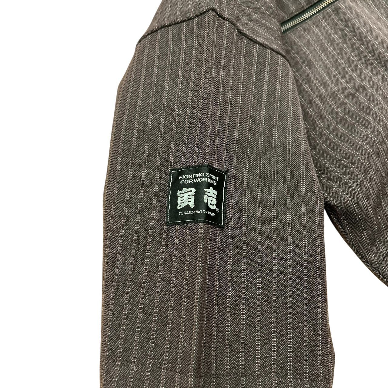 寅壱 TORAICHI ジャケット ジャンパー ブルゾン ブラウン系 Mサイズ 