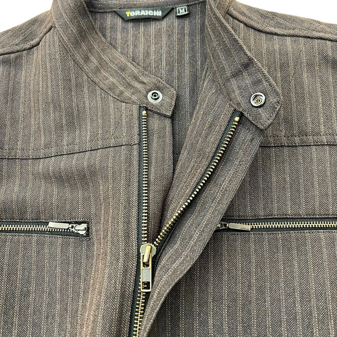 寅壱 TORAICHI ジャケット ジャンパー ブルゾン ブラウン系 Mサイズ 
