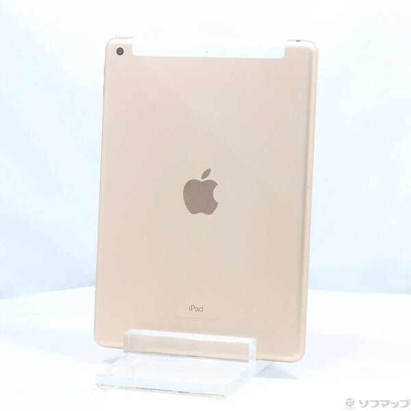 中古品〕 iPad 第6世代 128GB ゴールド MRM22J／A docomoロック解除SIM