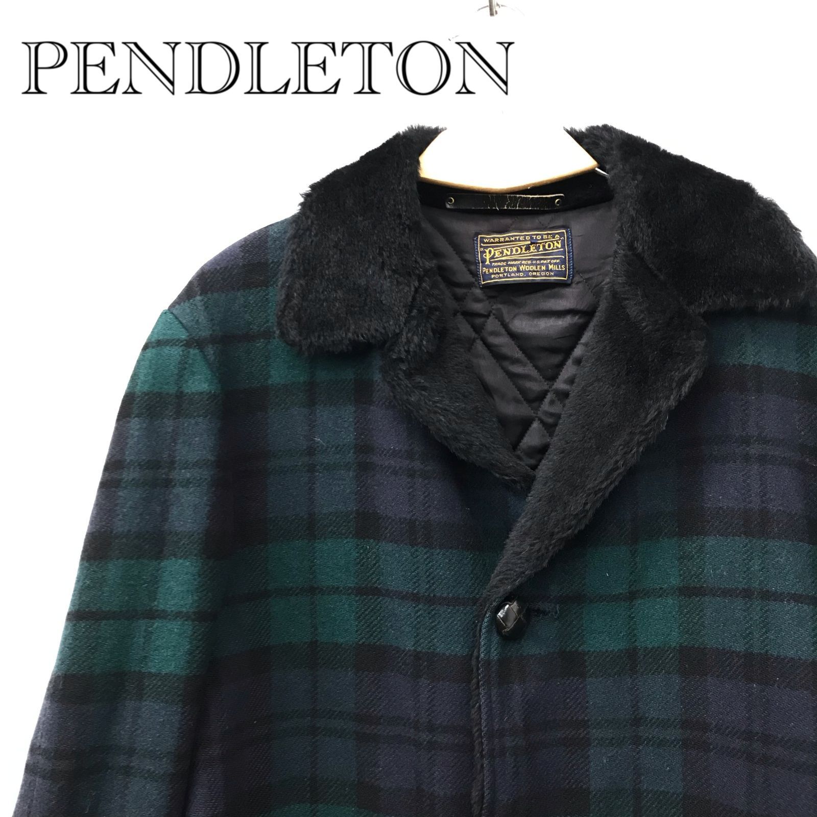 PENDLETON ペンドルトン 中綿ウールコート 不明 グリーン メンズ ファッション