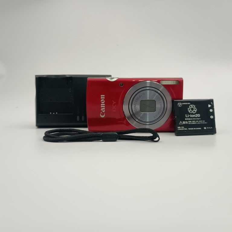 Canon IXY 160 レッド コンパクトデジタルカメラ 最高 〇 CANON