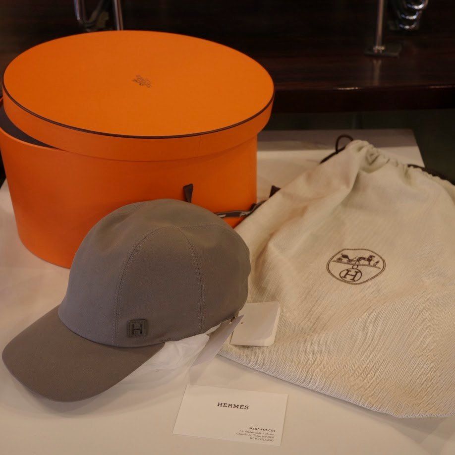 ☆HERMES エルメス キャップ グレー 未使用 タグ付き - メルカリ