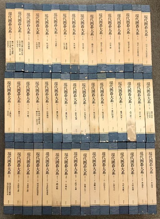 現代囲碁大系 全48巻 セット 月報揃い 講談社 呉清源 高川格 石田芳夫 坂田栄男 藤沢秀行 林海峰 大竹英雄 加藤正夫 武宮正樹 小林光一