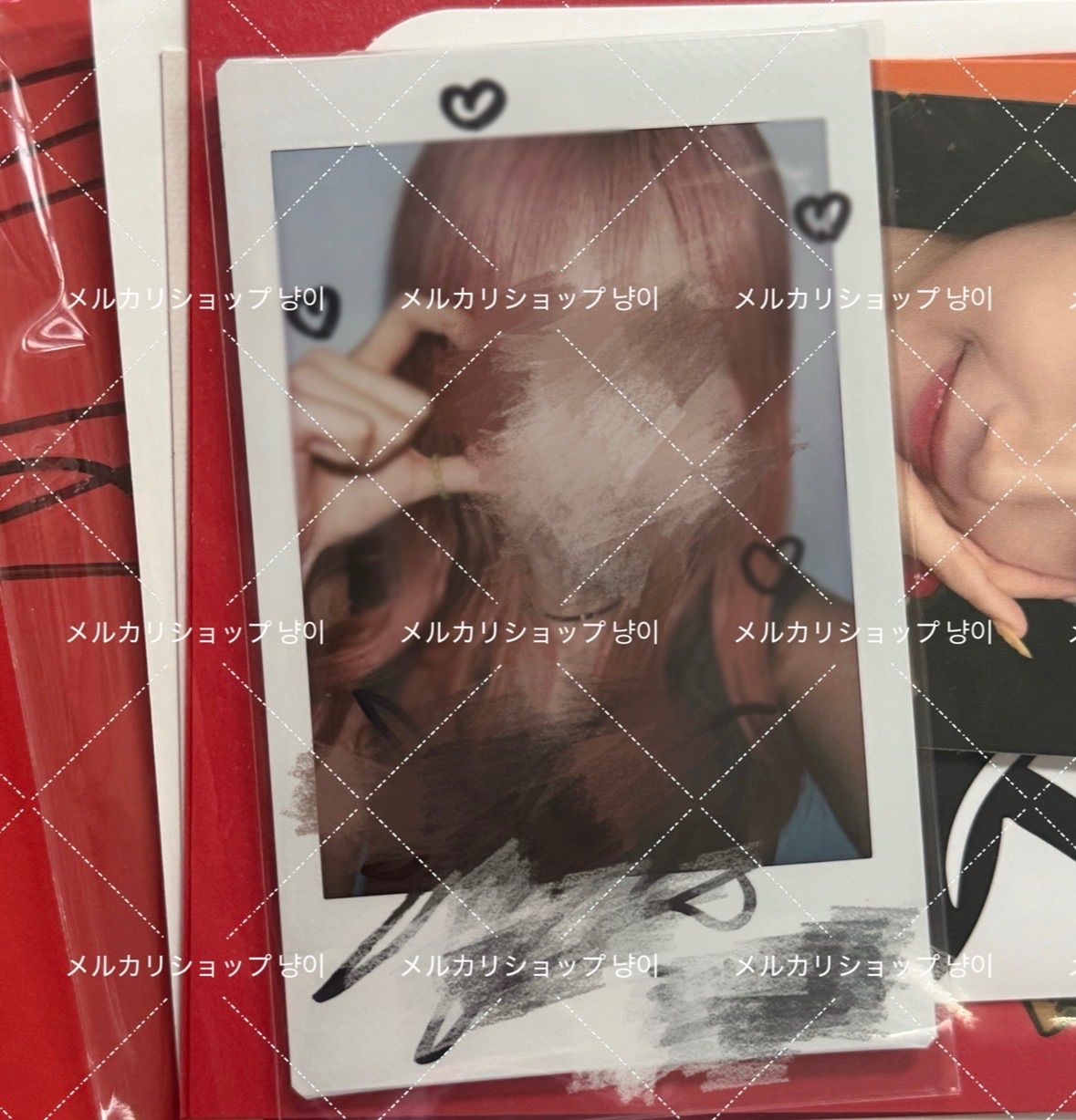 Ichillin' チョウォン wild cherry interasia サイン入りポラロイド