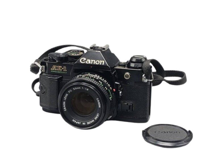 Canon キヤノン AE-1 PROGRAM NEW FD 50mm 1:1.8 動作確認済み -