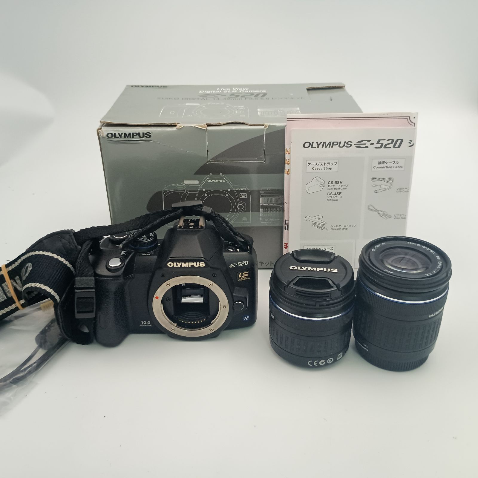 OLYMPUS E-520 デジタル一眼レフカメラ 本体 美品、箱付きOLYMPUS E 