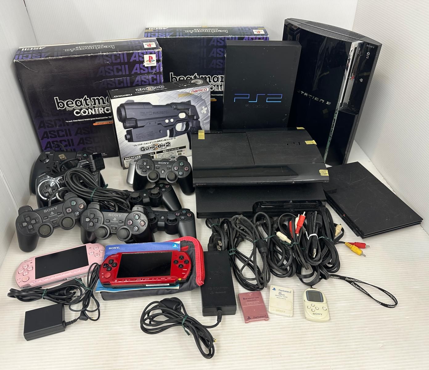 ･まとめ品 SONY ソニー ゲーム機まとめ PSP PS 2 3ポケットステーション コントローラー 他まとめ 2512131