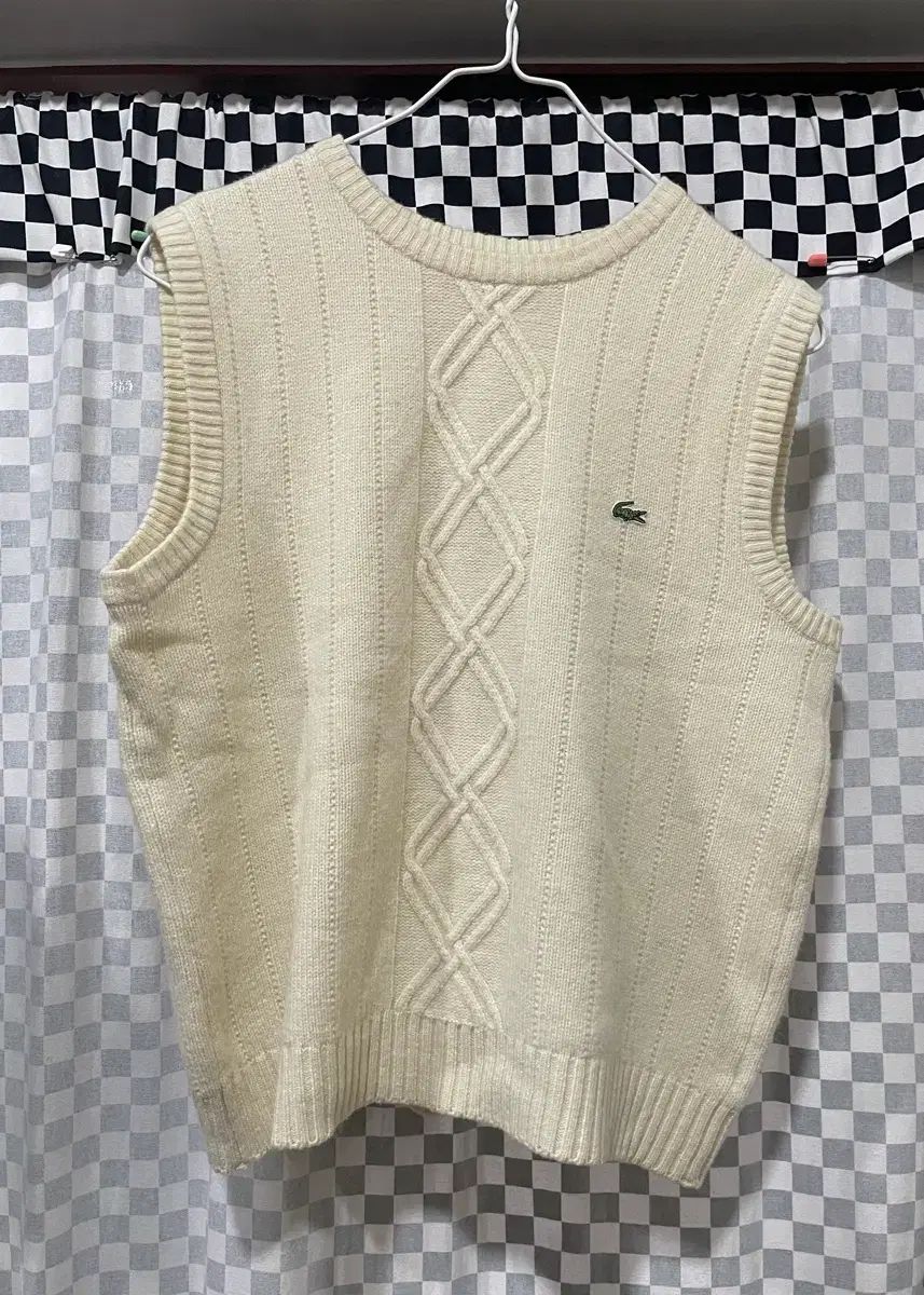 ラコステ ウール100 ニットベスト ベスト