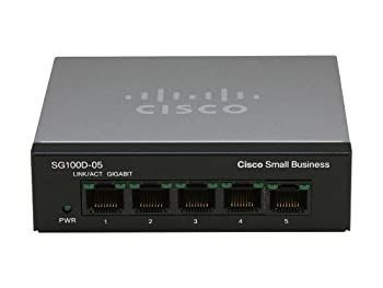 低価，高品質 Cisco SG100D-05-NA Small Business SG 100D-05 - switch - 5 ports - unmanaged スイッチングハブ