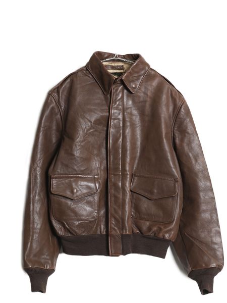 お得なクーポン配布中!】 80s 90s USA製 A-2 タイプ 本革 レザー