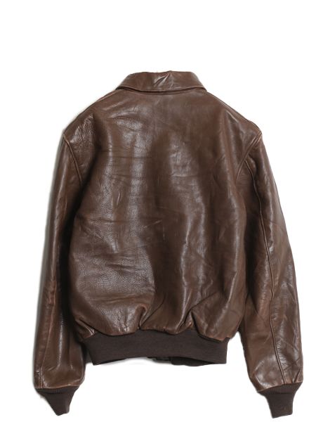 お得なクーポン配布中!】 80s 90s USA製 A-2 タイプ 本革 レザー