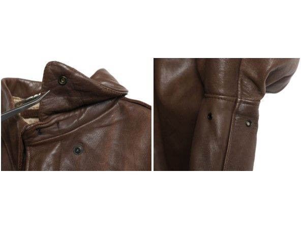 お得なクーポン配布中!】 80s 90s USA製 A-2 タイプ 本革 レザー