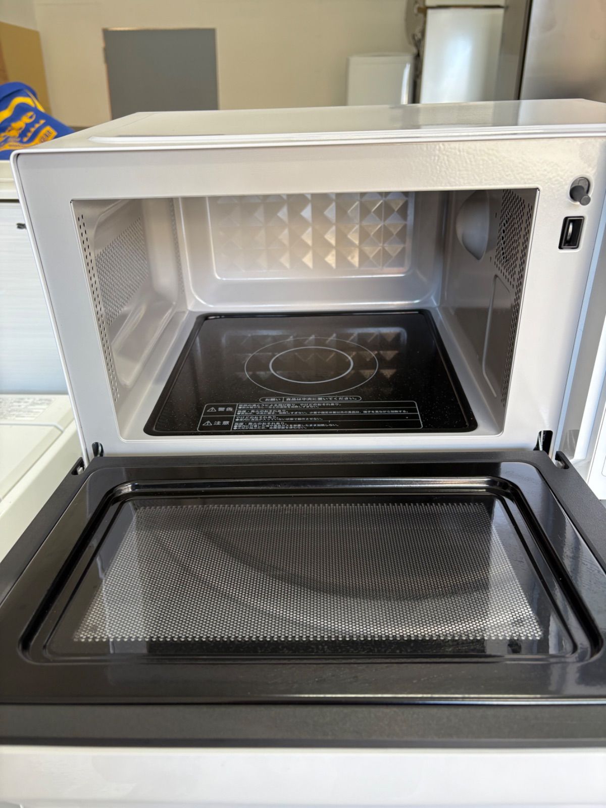  製 Haier JM FH 18 E 2 フラット電子レンジ ホワイト 単機能電子レンジ 電子レンジ オーブン