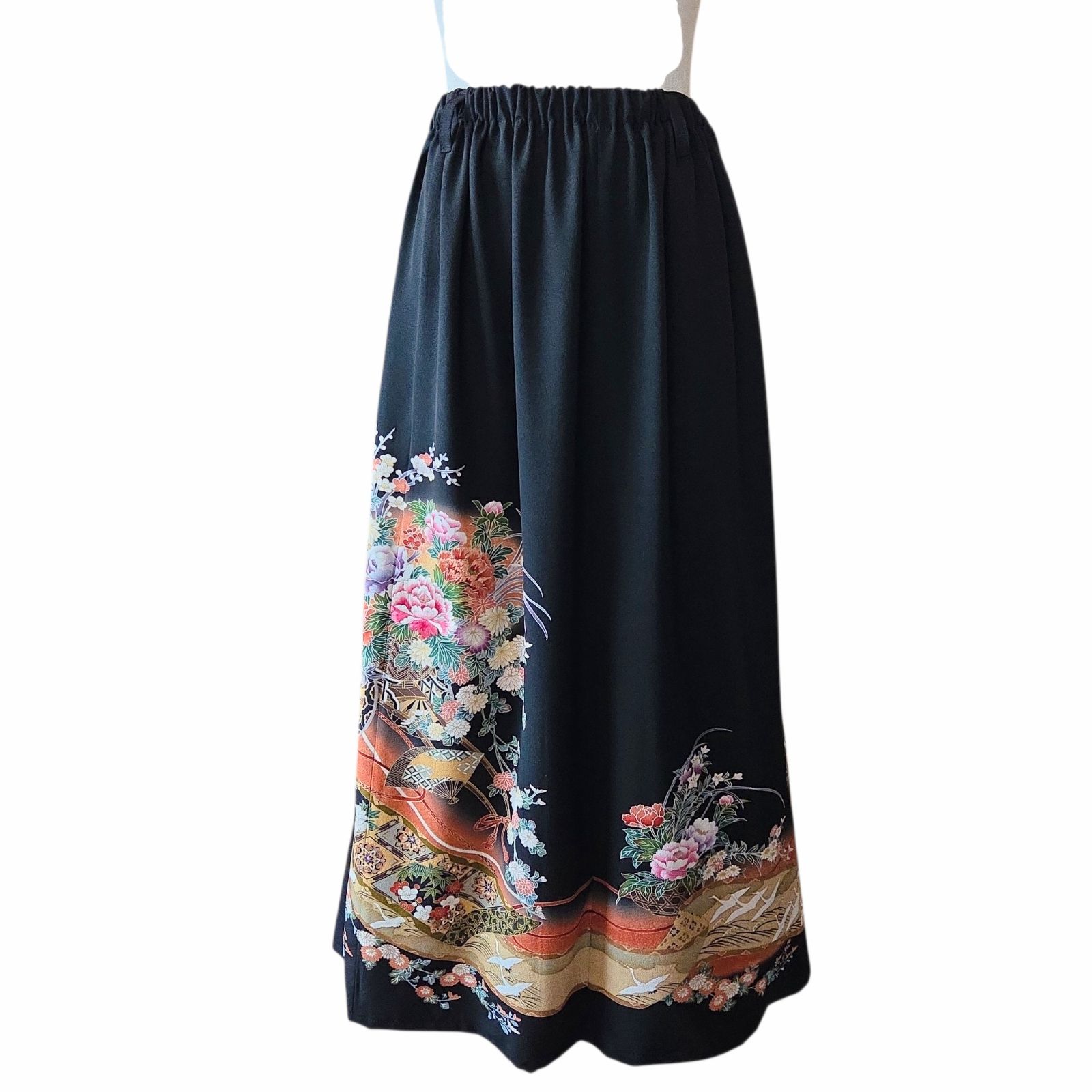 ❦Kaena❦ 着物リメイク セットアップ ペプラムカシュクールブラウス