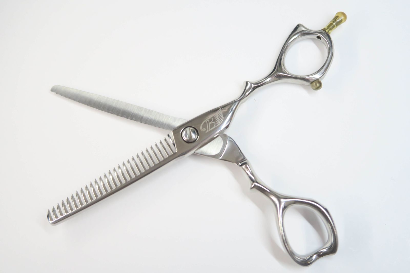 Bランク 光シザー HIKARI ヒカリ エンジェルB Angel B 775 セニング 美容師 理容師 6.0インチ 右利き H-10506