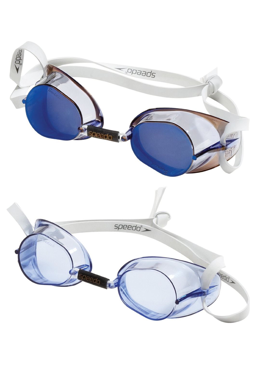Speedo Swedish Swim Goggle 2-Pack， Blue， One Size 