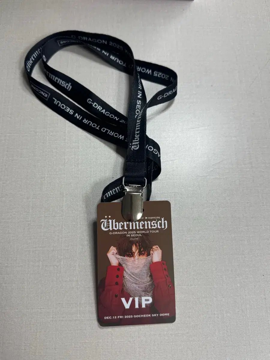 G DRAGON ジードラゴン ゴー 척 アンコールコンサート アンコン VIPネックレス