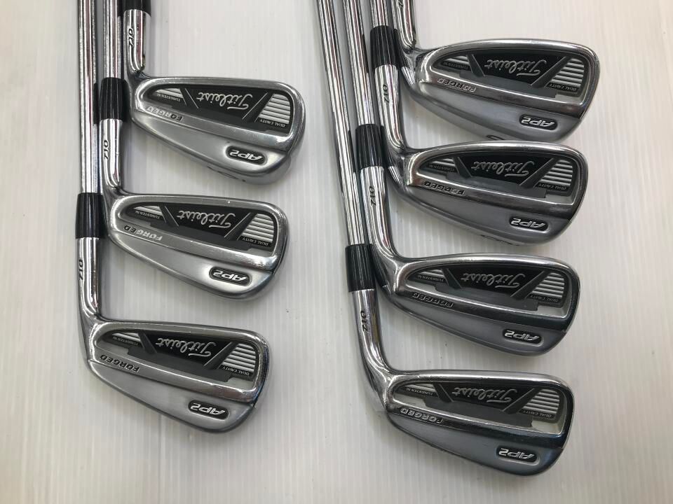 タイトリスト AP 2 710 NSプロ950GH Sフレックス アイアンセット 中古